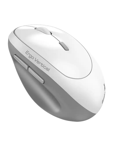 Mouse Wireless Genius Ergo 8350S, Alb Gri