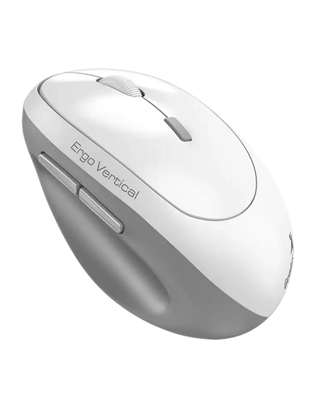 Mouse Wireless Genius Ergo 8350S, Alb Gri