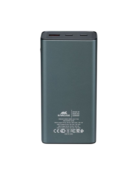 Acumulator extern Rivacase VA1022, 20000mAh, Gri