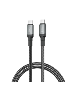 Кабель для зарядки и синхронизации XO NB-Q264B, USB Type-C/USB Type-C, 2м, Чёрный