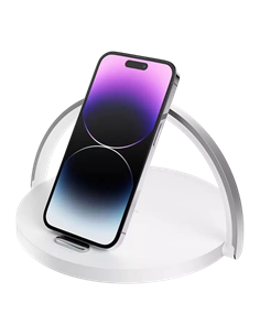 Încărcător wireless XO WX030, 15W, Alb