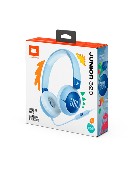 Căști JBL JR320, Albastru