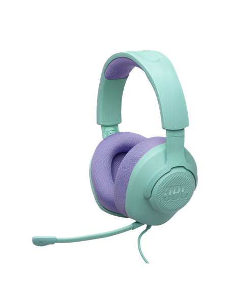 Căști gaming JBL Quantum 100M2, Cu fir, Cyan