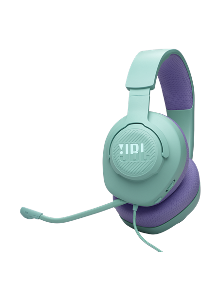 Игровая Гарнитура JBL Quantum 100M2, Проводной аналоговый, Cyan