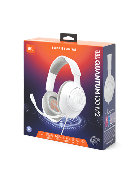 Căști gaming JBL Quantum 100M2, Cu fir, Violet