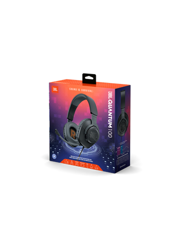 Căști gaming JBL Quantum 100M2, Cu fir, Negru