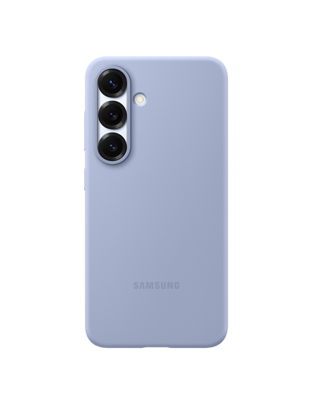 Husă Samsung Silicone Cover pentru Galaxy S25, Albastru deschis