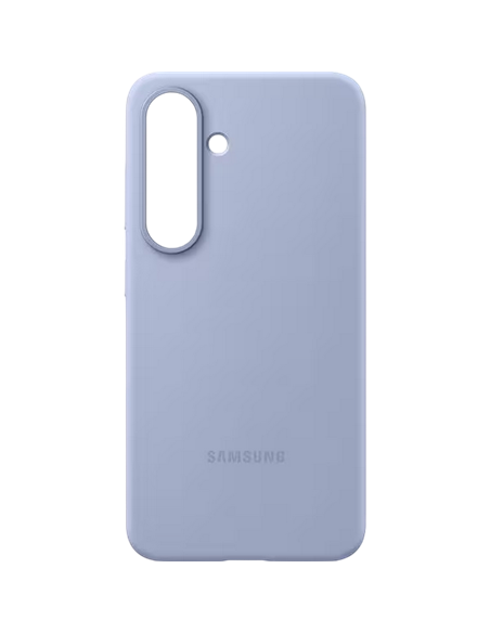 Husă Samsung Silicone Cover pentru Galaxy S25, Albastru deschis