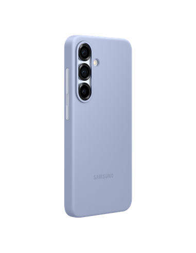 Husă Samsung Silicone Cover pentru Galaxy S25, Albastru deschis