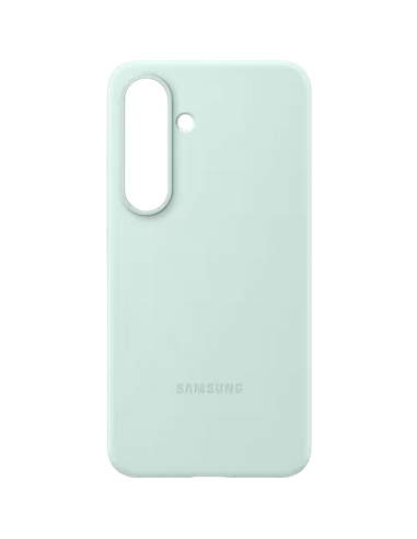 Husă Samsung Silicone Cover pentru Galaxy S25, Mentă