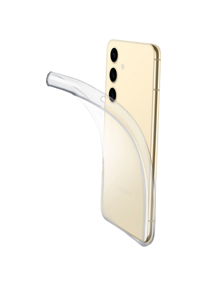 Husă Cellularline Fine pentru Samsung Galaxy S25, Transparent