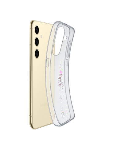 Husă Cellularline Fine pentru Samsung Galaxy S25, Transparent