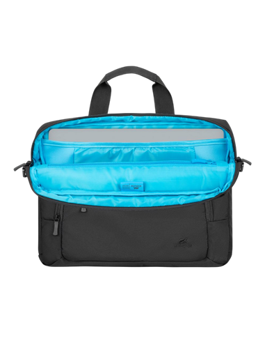 Geantă pentru Laptop Rivacase 7521, 14", Eco-Friendly rPET Poliester, Negru