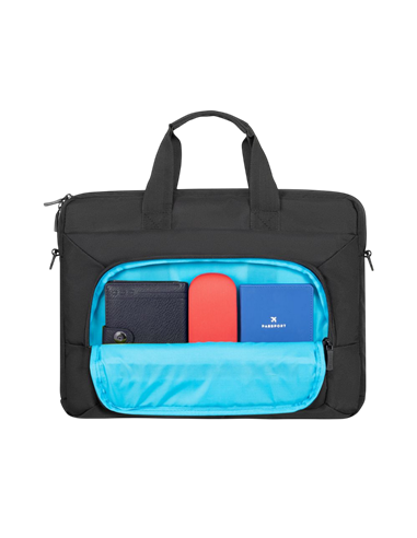 Geantă pentru Laptop Rivacase 7521, 14", Eco-Friendly rPET Poliester, Negru