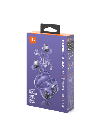 Căști JBL Tune Beam 2 Ghost Edition, Violet