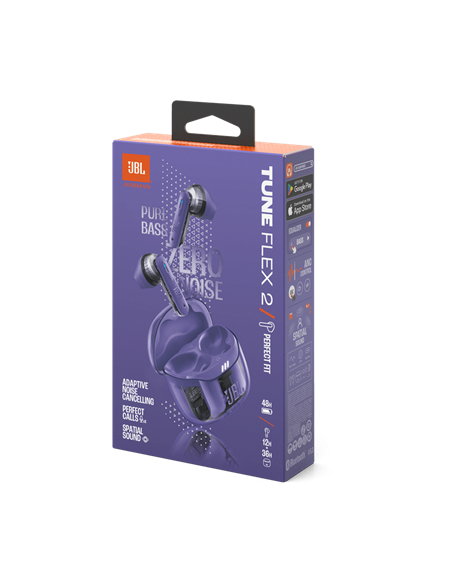 Căști JBL Tune Flex 2 Ghost, Violet