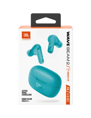 Căști JBL Wave Beam 2, Albastru