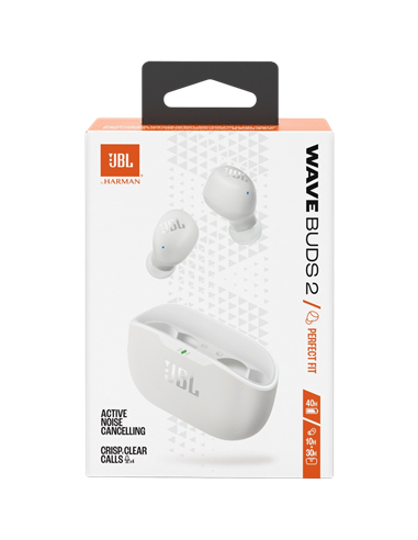 Căști JBL Wave Buds 2, Alb