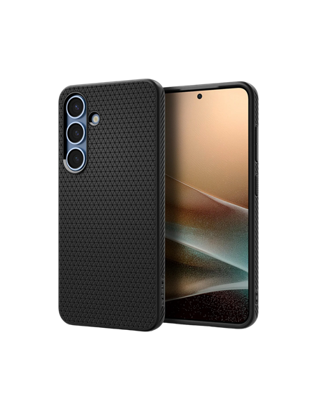Чехол Spigen Liquid Air для Samsung Galaxy S25+, Матовый черный