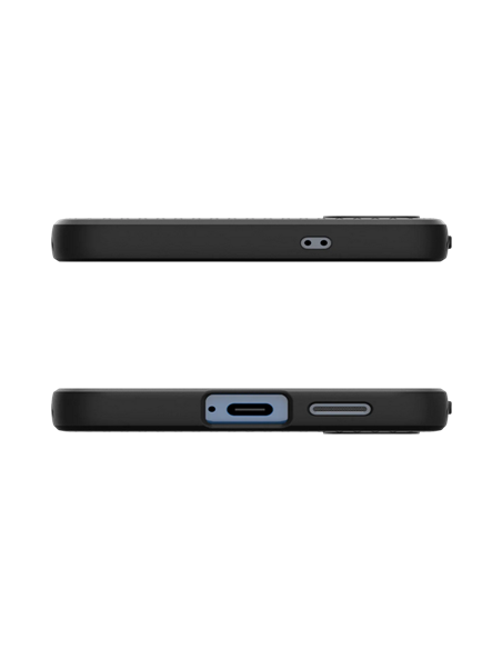 Чехол Spigen Liquid Air для Samsung Galaxy S25+, Матовый черный Чехол Spigen Liquid Air для Samsung Galaxy S25+, Матовый черный