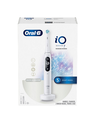 Электрическая зубная щетка Braun Oral-B iO 7, Белый