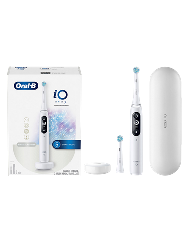 Электрическая зубная щетка Braun Oral-B iO 7, Белый