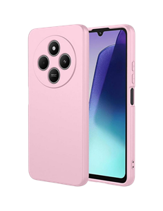 Husă Xcover Soft Touch (Microfiber) pentru Xiaomi Redmi 14C, Roz