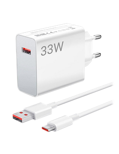 Încărcător Xiaomi Charging Combo, 33W, Alb