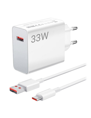 Încărcător Xiaomi Charging Combo, 33W, Alb