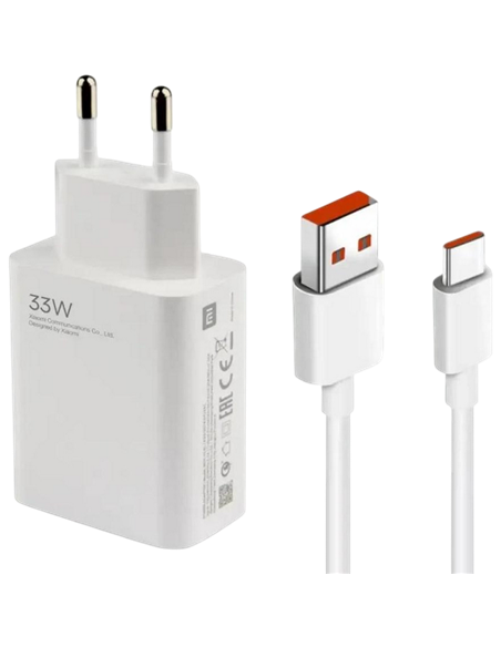 Încărcător Xiaomi Charging Combo, 33W, Alb Încărcător Xiaomi Charging Combo, 33W, Alb