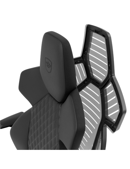 Игровое кресло Noblechairs Dawn, Искусственная кожа, Чёрный Игровое кресло Noblechairs Dawn, Искусственная кожа, Чёрный
