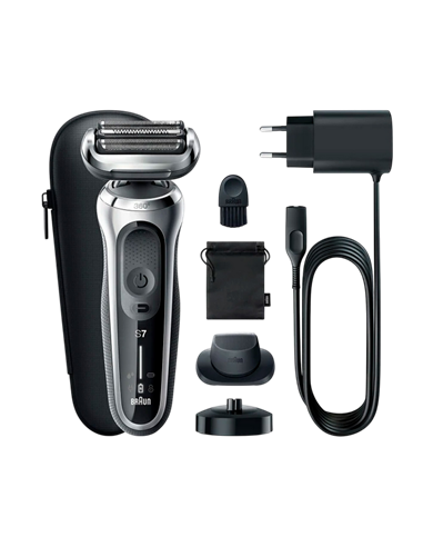 Электробритва мужская Braun 71-S4200cs, Серебристый | Черный