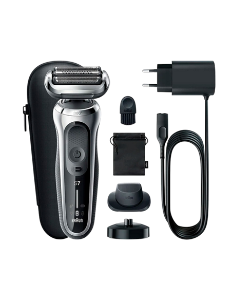 Aparat de ras electric Braun 71-S4200cs, Argintiu | Negru