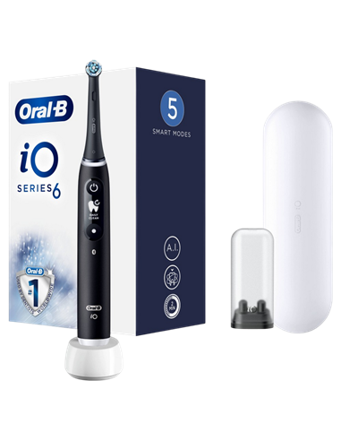 Электрическая зубная щетка Braun Oral-B iO 6, Black Onyx