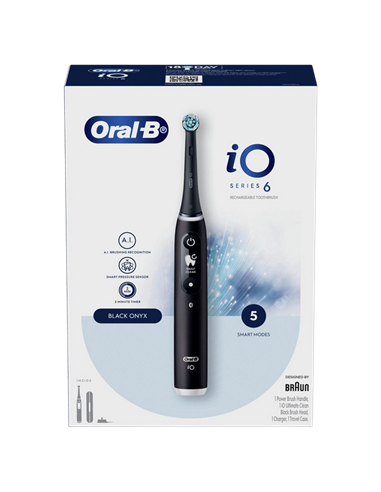 Электрическая зубная щетка Braun Oral-B iO 6, Black Onyx