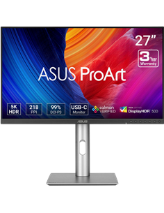 27" Monitor ASUS PA27JCV, IPS 5120x2880 5K UHD, Negru | Argintiu 2