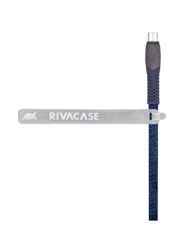 Cablu încărcare și sincronizare Rivacase PS6102 BL12, USB Type-A/USB Type-C, 1,2m, Albastru