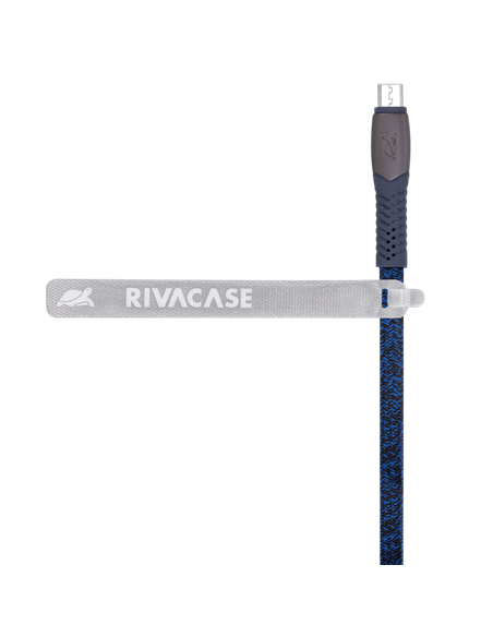 Кабель для зарядки и синхронизации Rivacase PS6102 BL12, USB Type-A/USB Type-C, 1,2м, Синий