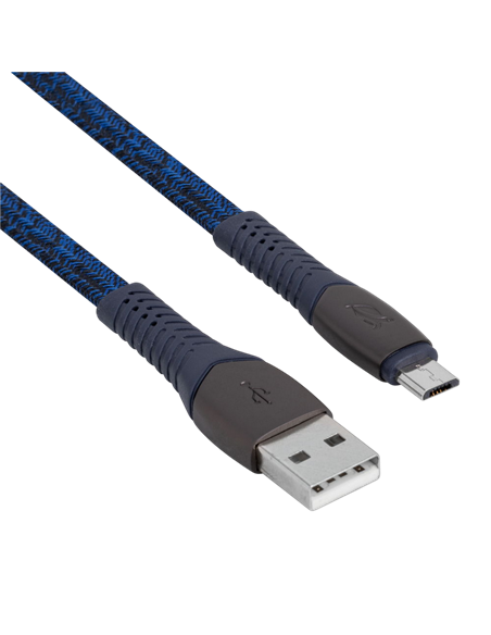 Кабель для зарядки и синхронизации Rivacase PS6102 BL12, USB Type-A/USB Type-C, 1,2м, Синий