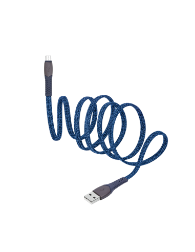 Кабель для зарядки и синхронизации Rivacase PS6102 BL12, USB Type-A/USB Type-C, 1,2м, Синий