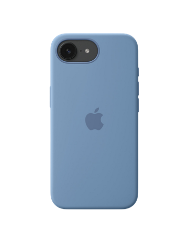 Чехол Apple Silicone Case для iPhone 16e, Зимний голубой