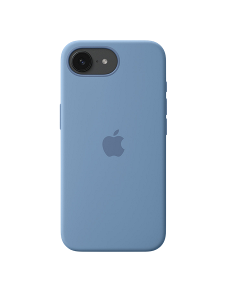 Чехол Apple Silicone Case для iPhone 16e, Зимний голубой