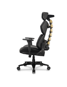 Игровое кресло Cougar Terminator Elite, Искусственная кожа, Черный | Золотистый 2