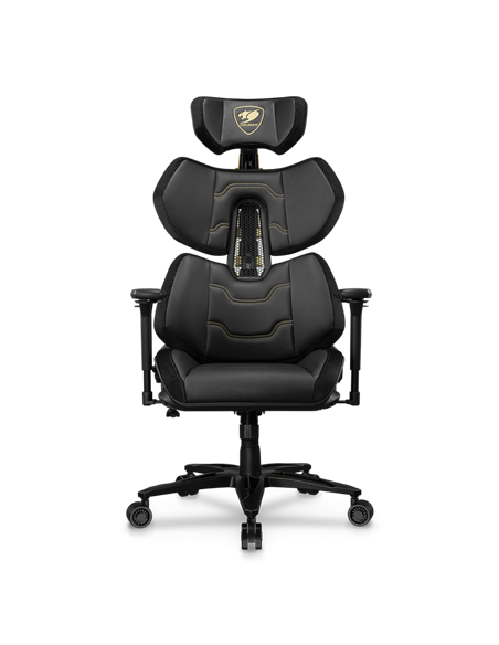 Scaun Gaming Cougar Terminator Elite, PU Piele, Negru | Auriu