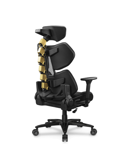 Scaun Gaming Cougar Terminator Elite, PU Piele, Negru | Auriu