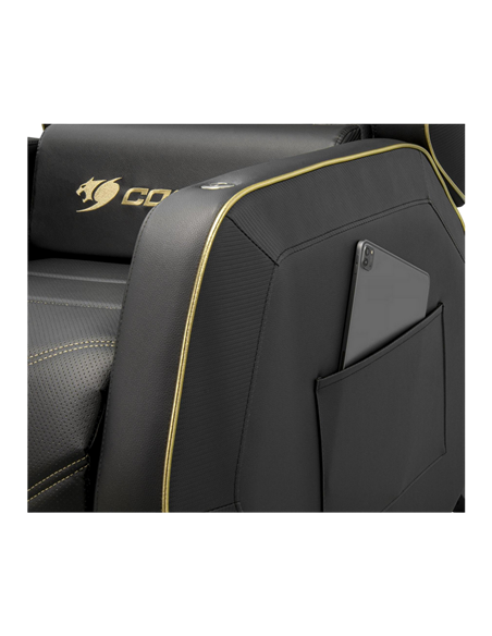 Scaun Gaming Cougar Ranger Pro Royal, PVC Piele, Negru | Auriu Scaun Gaming Cougar Ranger Pro Royal, PVC Piele, Negru | Auriu