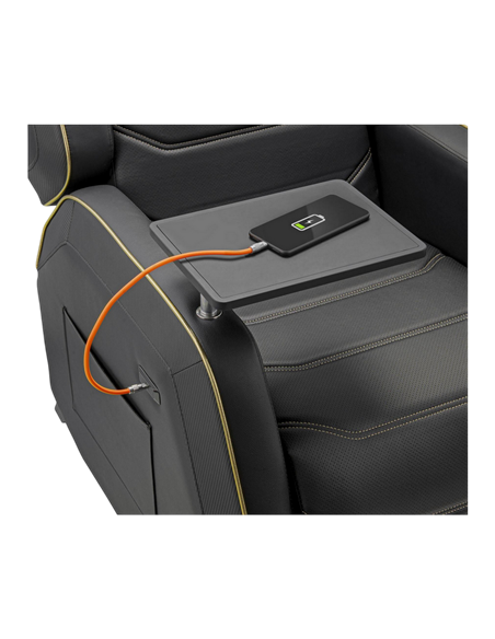 Scaun Gaming Cougar Ranger Pro Royal, PVC Piele, Negru | Auriu Scaun Gaming Cougar Ranger Pro Royal, PVC Piele, Negru | Auriu