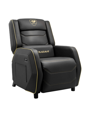 Scaun Gaming Cougar Ranger Pro Royal, PVC Piele, Negru | Auriu