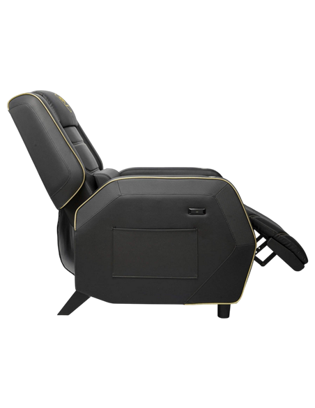 Игровое кресло Cougar Ranger Pro Royal, ПВХ Кожа, Черный | Золотистый