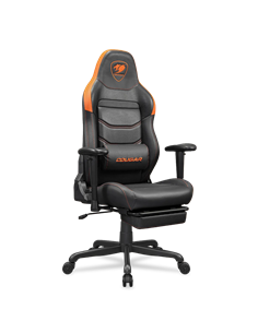 Scaun Gaming Cougar Explore Neo, PVC Piele, Negru | Portocaliu 2